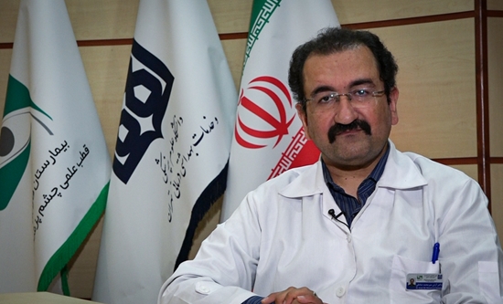 دکتر آرش میرمحمد صادقی، عضو هیئت علمی گروه چشم دانشگاه علوم پزشکی تهران 